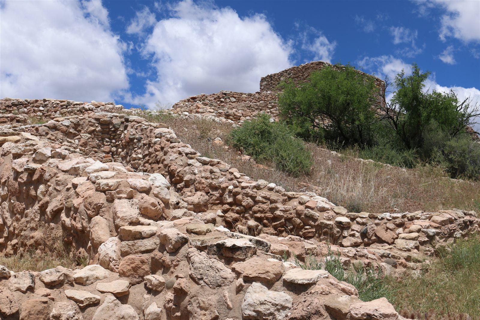 Tuzigoot Pueblo, an ancestral Sinagua hilltop village overlooking Arizona's Verde Valley